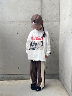 「アイテム（パンツ）」を使った、ioooさん（キッズ・110cm）の秋コーディネート