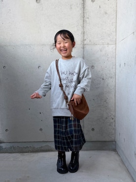 「アイテム（トップス）」を使った、ioooさん（キッズ・110cm）の秋コーディネート
