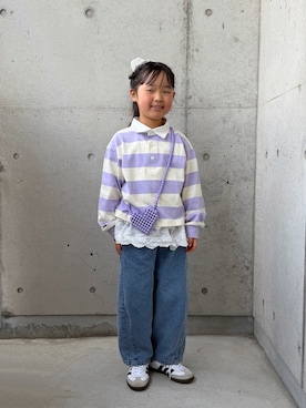 ioooさん（キッズ・120cm）の春コーディネート