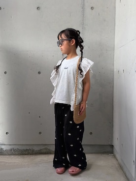 「igor（イゴール）のアイテム」を使った、ioooさん（キッズ・120cm）の夏コーディネート