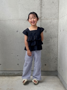 「アイテム（シューズ）」を使った、ioooさん（キッズ・110cm）の夏コーディネート