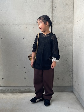 「アイテム（キャミソール）」を使った、ioooさん（キッズ・110cm）の秋コーディネート