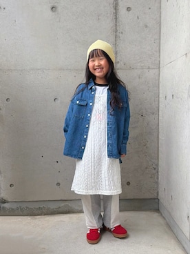 「CIAOPANIC TYPY（チャオパニックティピー）のアイテム」を使った、ioooさん（キッズ・120cm）の春コーディネート