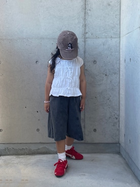 「アイテム（デニムパンツ）」を使った、ioooさん（キッズ・110cm）の夏コーディネート