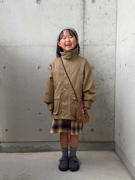 「アイテム（ワンピース/ドレス）」を使った、ioooさん（キッズ・110cm）の冬コーディネート