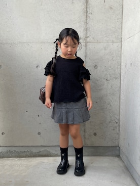 「アイテム（トップス）」を使った、ioooさん（キッズ・110cm）の夏コーディネート