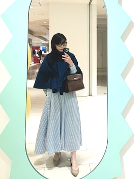 「COACH（コーチ）のアイテム（バッグ）」を使った、ほしいもゆゆさん（レディース・160cm）の春コーディネート