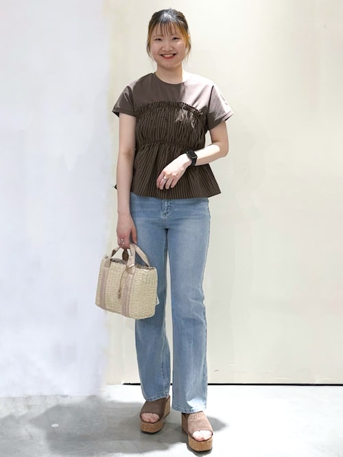 ビスチェドッキングTシャツ【洗濯機OK】（Tシャツ/カットソー
