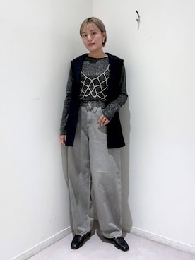 「アイテム（その他トップス）」を使った、hiinaさん（レディース・161cm・20代）の秋コーディネート