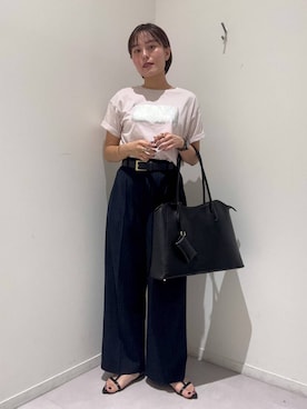 「アイテム（バングル/リストバンド）」を使った、hiinaさん（レディース・161cm・20代）の夏コーディネート