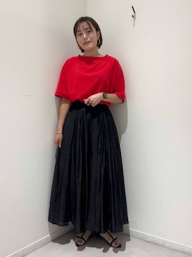 「アイテム（スウェット）」を使った、hiinaさん（レディース・161cm・20代）の夏コーディネート