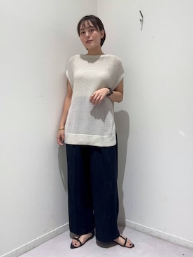 「アイテム（バングル/リストバンド）」を使った、hiinaさん（レディース・161cm・20代）の夏コーディネート