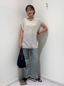 「アイテム（バングル/リストバンド）」を使った、hiinaさん（レディース・161cm・20代）の夏コーディネート