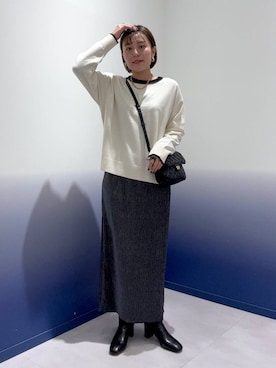hiinaさん（レディース・161cm）の冬コーディネート
