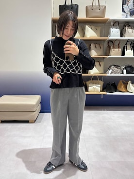「アイテム（その他トップス）」を使った、hiinaさん（レディース・161cm・20代）の冬コーディネート