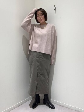 hiinaさん(レディース・161cm)の冬コーディネート