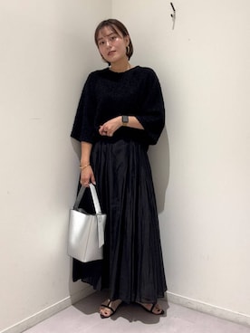 「アイテム（バングル/リストバンド）」を使った、hiinaさん（レディース・161cm・20代）の夏コーディネート