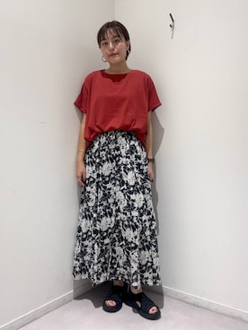 「アイテム（バングル/リストバンド）」を使った、hiinaさん（レディース・161cm・20代）の夏コーディネート