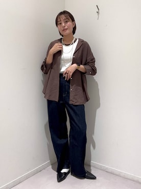 「アイテム（タンクトップ）」を使った、hiinaさん（レディース・161cm・20代）の夏コーディネート