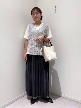 「アイテム（パンプス）」を使った、hiinaさん（レディース・161cm・20代）の夏コーディネート