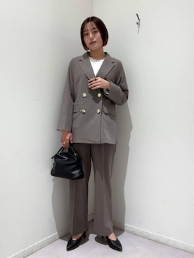 hiinaさん（レディース・161cm）の冬コーディネート