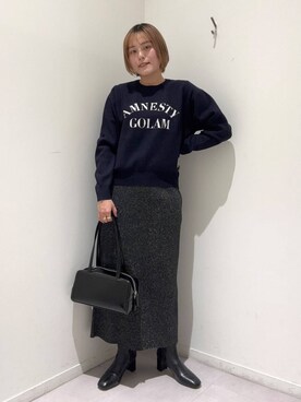 hiinaさん（レディース・161cm）の冬コーディネート