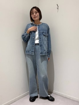 「アイテム（バングル/リストバンド）」を使った、hiinaさん（レディース・161cm・20代）の秋コーディネート