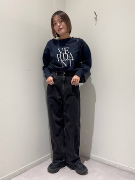 「アイテム（スウェット）」を使った、hiinaさん（レディース・161cm・20代）の秋コーディネート