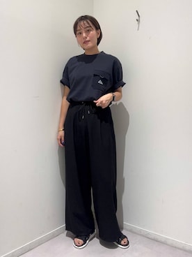 「アイテム（バングル/リストバンド）」を使った、hiinaさん（レディース・161cm・20代）の夏コーディネート