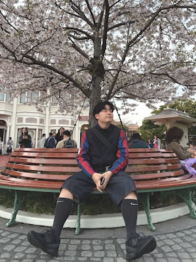 「+phenix（プラスフェニックス）のアイテム」を使った、ぎょ🐠🐟🐡さん（メンズ・172cm）の春コーディネート