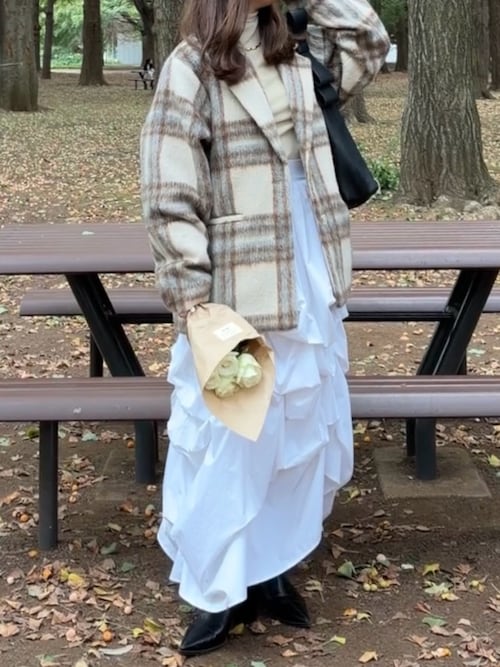 シャギーテーラードジャケット[セットアップ可能]（テーラード