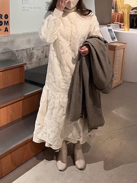 tomokaさん（レディース・157cm）の冬コーディネート