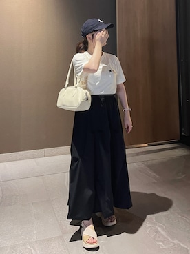 「アイテム（その他）」を使った、tomokaさん（レディース・157cm）の夏コーディネート