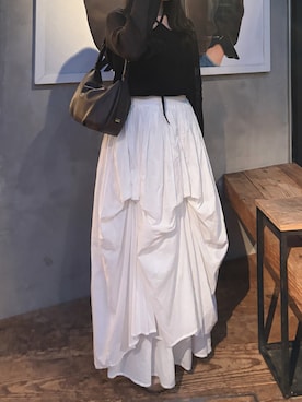 tomokaさん（レディース・157cm）の春コーディネート