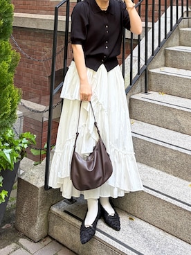 「EFOLE（エフォル）のアイテム」を使った、tomokaさん（レディース・157cm）の春コーディネート