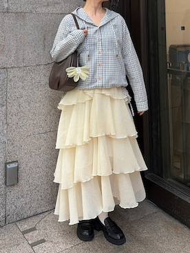 tomokaさん（レディース・157cm）の春コーディネート