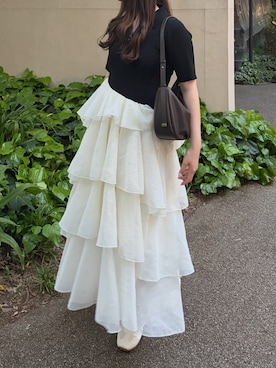 「EFOLE（エフォル）のアイテム」を使った、tomokaさん（レディース・157cm）の春コーディネート
