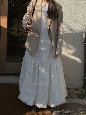 「Olu.（オルドット）のアイテム」を使った、tomokaさん（レディース・157cm）の春コーディネート