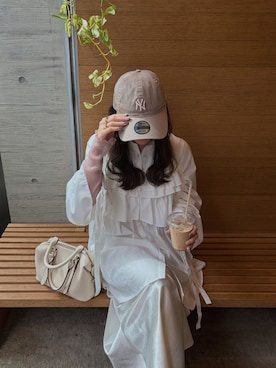 「Olu.（オルドット）のアイテム」を使った、tomokaさん（レディース・157cm）の春コーディネート