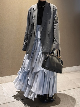 「Olu.（オルドット）のアイテム」を使った、tomokaさん（レディース・157cm）の冬コーディネート