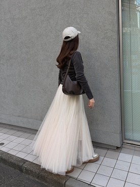 「Olu.（オルドット）のアイテム」を使った、tomokaさん（レディース・157cm）の冬コーディネート