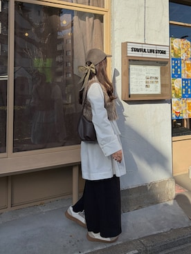 「Olu.（オルドット）のアイテム」を使った、tomokaさん（レディース・157cm）の冬コーディネート