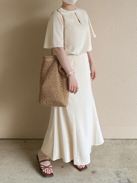 tomokaさん（レディース・157cm）の夏コーディネート