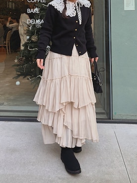 「アイテム（その他）」を使った、tomokaさん（レディース・157cm）の冬コーディネート