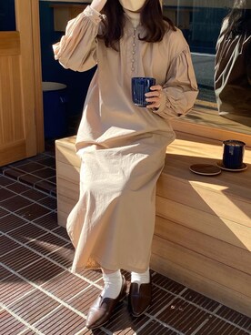 tomokaさん（レディース・157cm）の冬コーディネート