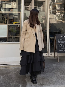 「LIAN（リアン）のアイテム」を使った、tomokaさん（レディース・157cm）の冬コーディネート