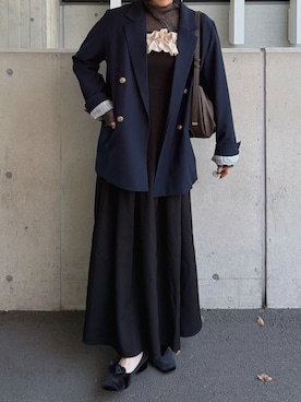 「Olu.（オルドット）のアイテム」を使った、tomokaさん（レディース・157cm）の春コーディネート