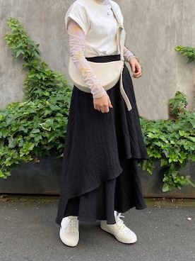 「olu.」｜tomokaさん（レディース・157cm）の夏コーディネート