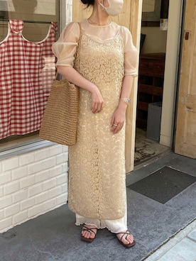 「低身長」｜「アイテム（その他トップス）」を使った、tomokaさん（レディース・157cm）の夏コーディネート