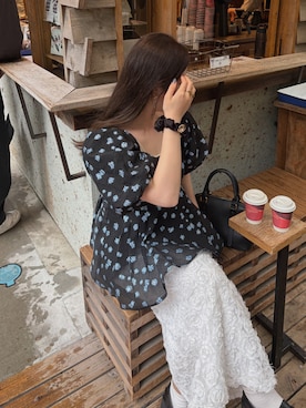 「Olu.（オルドット）のアイテム」を使った、tomokaさん（レディース・157cm）の春コーディネート